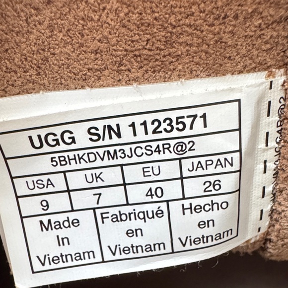 UGG Brown Leather Ankle Booties - Picture 9 of 12